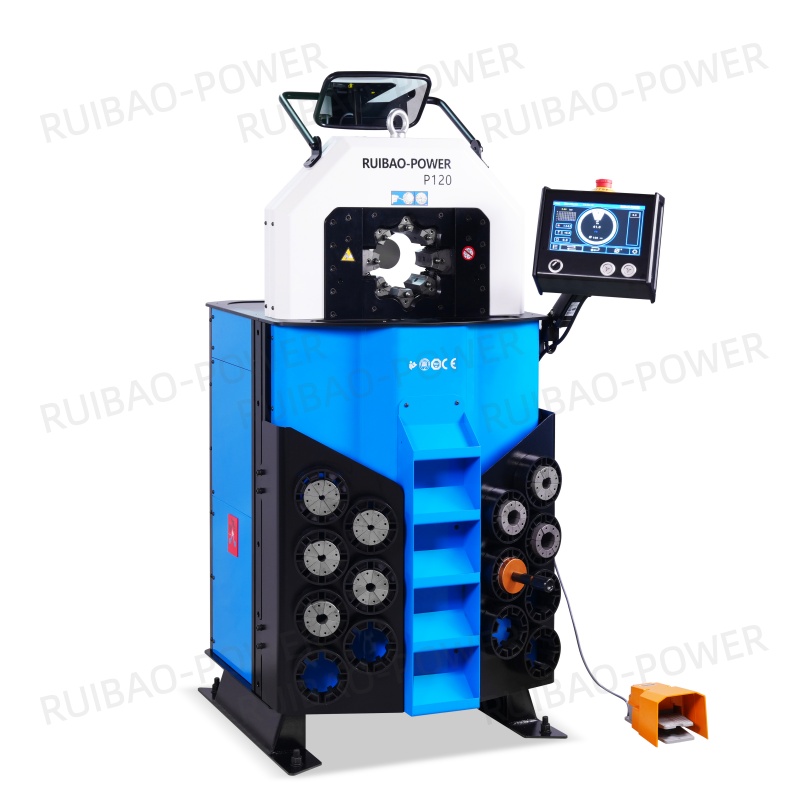 Ruibao Power P120L обжимной станок для гидравлических шлангов 4 дюйма
